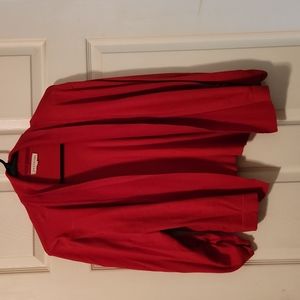 Retrology Red Sweater Jacket